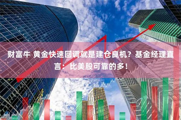 财富牛 黄金快速回调就是建仓良机？基金经理直言：比美股可靠的多！